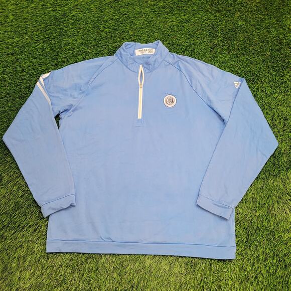 ADIDAS Track Jacket Large 23x27 Jennings-Mill Country-Club - Picture 1 of 16